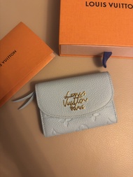 LV Louis Vuitton Rosalie Coin Purse Special Edition Baby Blue 卡包 零錢包 銀包