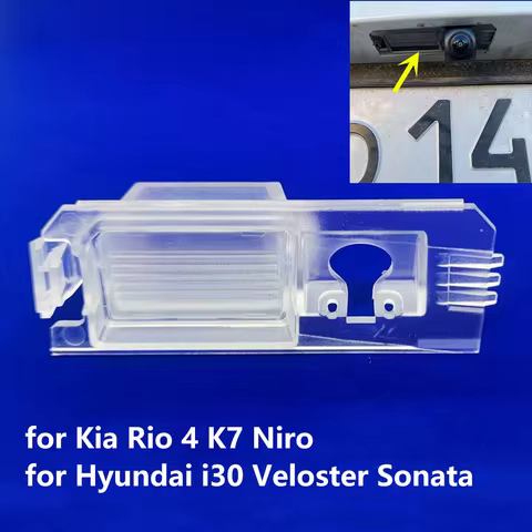 for Kia Rio 4 K7 Cadenza Niro for Hyundai i30 Veloster Sonata Car License Plate Light Housing Rear V