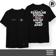 Reformic Tshirt Edisi Sila ke 5 / Kaos kritik / Kaos Politik / Kaos Pancasila / Distro