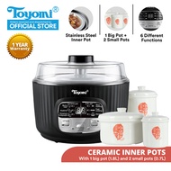 TOYOMI Stew Cooker/Steamer 1.8L | Slow Cooker | Steamer [SC 1822] -1 year warranty
