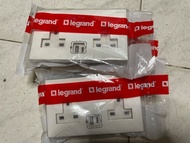 全新 Legrand Galion 13A雙位有掣插蘇連USB充電座 USB插蘇 電插座 13A插蘇 Power Socket with USB Charger Type A Type C