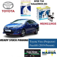Narva Led H8/H11/H16 Toyota Vios (1.5L / G Spec / Facelift) Projector 2019 Present