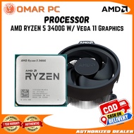 AMD Ryzen 5 3400G Traytype Processor with Radeon RX Vega 11 Graphics