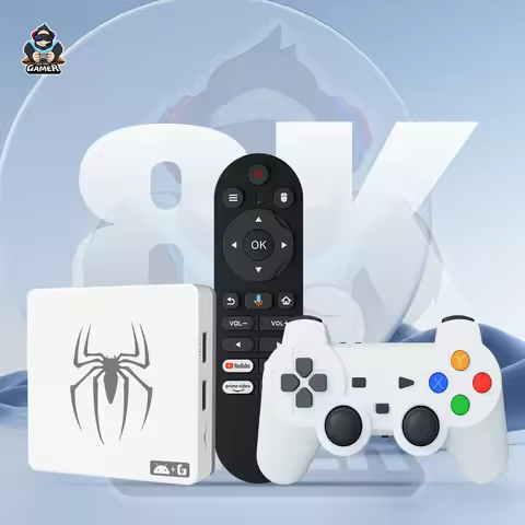 2 in 1 G7 TV Game BOX 2025 Android 13 Dual System 3D Arcade Games Player WIFI 6 Wireless Gamepad G7 