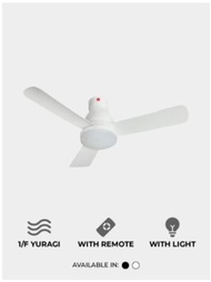 KDK U48FP 48INCH CEILING FAN WITH DC MOTOR/9-SPEED CONTROL/ 1/F YURAGI FUNCTION &amp; EXPRESS DELIVERY