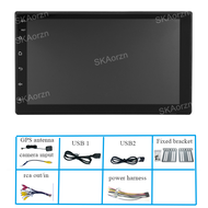 SKAorzn 2din คำสั่งเสียงรถยนต์ระบบแอนดรอยด์เครื่องเล่นวิทยุในรถยนต์7นิ้ว6 + 64G 4 + 32G สำหรับรถยนต์