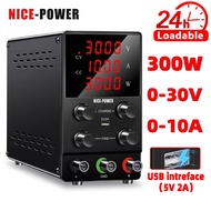 เครื่องควบคุมแรงดันไฟฟ้า DC 30V 10A 60V 5A 300W แบบปรับได้ม้านั่งในห้องปฏิบัติการ AC220V จ่ายไฟ/110V