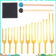 Tuning Forks Set 9Pcs 174/285/396/417/528/639/741/852/963Hz Tuning Fork, Sound Healing Tool Set for 