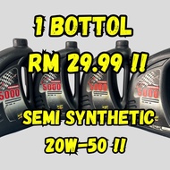HI-REV 4T Semi Synthetic 20W50  /  HI-REV Motorcycle Engine Oil / Minyak Hitam Motor Motosikal Keret