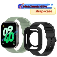 Infinix XWatch H5 Pro case Screen protector Infinix Watch H5 Pro strap Silicone strap Infinix XWatch