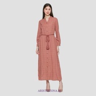 Gamis Expand Fildzahah Orange Dress Checkered Print S-XXXL (899.900) 88