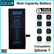 WIXEL ORIGINAL Baterai Iphone 7 7G Real Capacity 100% Batre Batrai HP Handphone Ip Battery