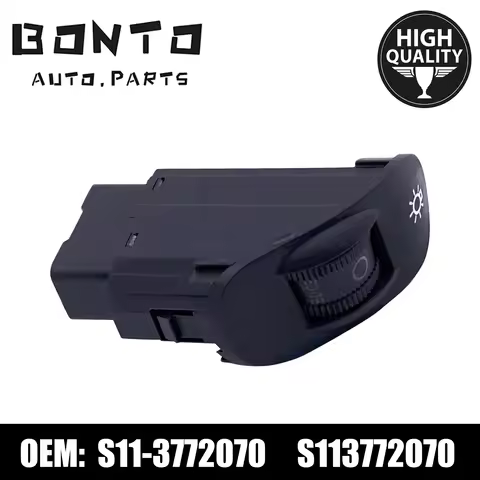 BONTO Headlamp Headlight Adjustment Switch for Chery QQ QQ3 Replace S11-3772070 S113772070 S11 37720