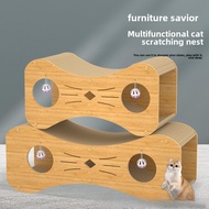 [SG Seller] Cat Scratch Board Cat Nest Integrated Cat Wear-Resistant Scratch-Resistant Cat
