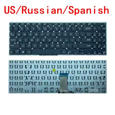% New US Russian Spanish Laptop Backlit Keyboard vivobook S530 S15 S530U S530F S530UF S530FA S530FN