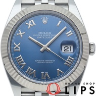 นาฬิกาข้อมือผู้ชาย Rolex Datejust 41 Jubilee สีน้ำเงิน Azzurro รุ่น Datejust 41 126334 พร้อมกล่องและ