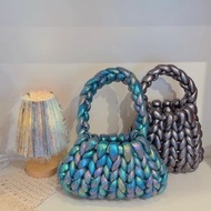 體驗活動 冰島毛線手編課程- 金屬流光手編包 (可使用文化幣)