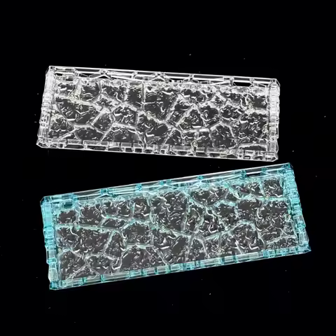 Holy60 Case Translucent Keyboard Shell Customized 3D Resin Skeletonized Cases for Mechanical Keyboar