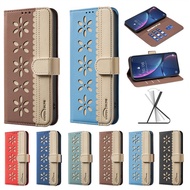 For OPPO A6 A6X A16 A16S A18 A38 A58 A59 A78 A79 A96 A98 Pro 4G 5G Case Flip Leather Silicone Tpu Sh