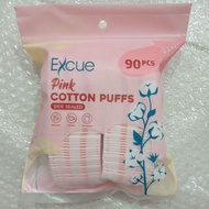 Excue Facial Puff Makeup Remover Cotton Pads Kapas Muka Side Sealed Puff Facial Make Up Remover Puff