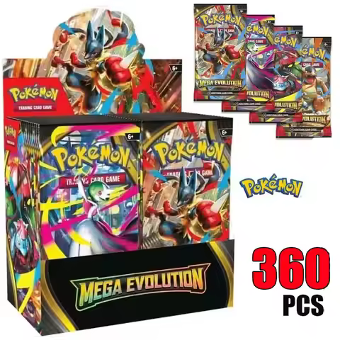 # English Spanish Franch Pokemon Cards Game MEGA EVOLUTION SCARLET&VIOLE 151 Prismatic Booster Battl