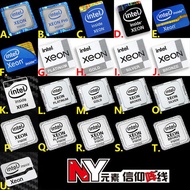 Metal Sticker Original Server Zhiqiang Label Sticker New Style Zhiqiang intel Xeon Computer CPU Logo