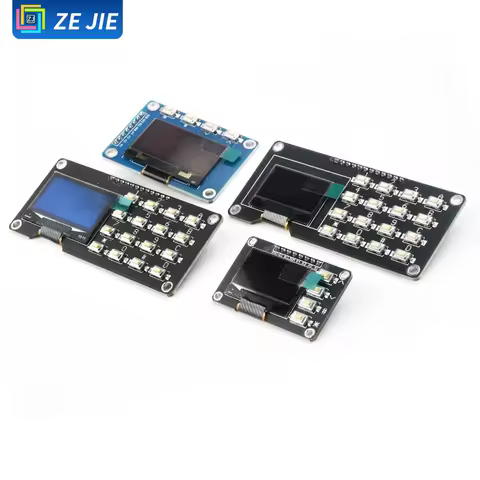 12864 Screen, 0.96" OLED Display Module with Matrix Keypad, 1.3" LCD Screen, I2C Interface
