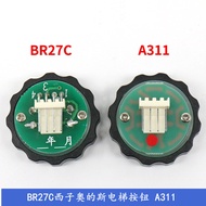 OTIS Sizi OTIS Elevator Accessories BR27C Button A311 Stainless Steel Round Button Opening 27 6NKD