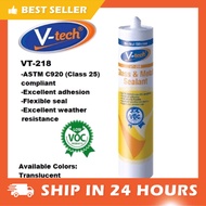 V-TECH VT-218 Glass & Metal Silicone Sealant 300ML