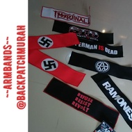 PROMO Backpatch Patch Emblem Hand Band Custom Murah NEW