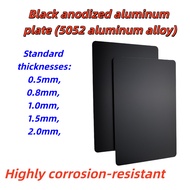 Black anodized aluminum plate (5052 aluminum alloy) Alias: Matte Black Aluminum-Magnesium Alloy Plat