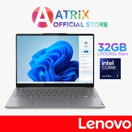 【Express Delivery】Lenovo Yoga Slim 7 14IMH9 | 83CV002QSB | 14" FHD+ (1920x1200) OLED 400nits | Intel Core Ultra 7 155H | Intel Arc Graphics | 32GB RAM | 1TB SSD | Win11 Home | 2Y Premium Care