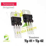 (SATU PASANG) TIP 41C TIP 42C ORIGINAL TIP 41 TIP 42 Transistor TIP41 TIP42