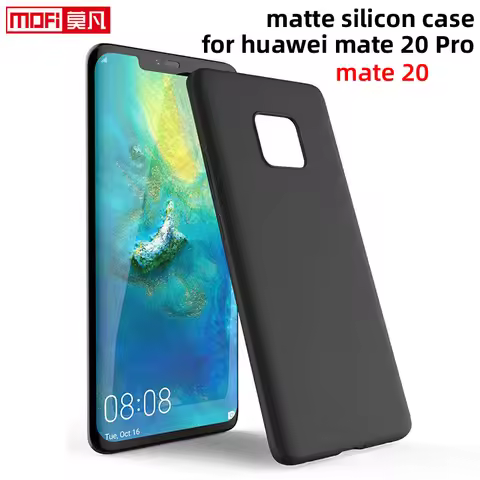 Matte Case for Huawei Mate 20 Pro Case Huawei Mate 20 Cover Ultra Thin Silicon Original Black Back F
