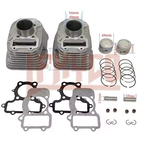 49mm Engine Cylinder Kit Motor for Yamaha Virago XV250 V Star 250 Route 66 Qianjiang QJ250-H QJ250-L