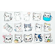 Cute Cat Edible Rice Stickers Rice Paper Bento Stickers Edible Rice Stickers Edible Stickers