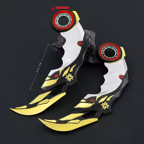 17cm Valorant Karambit Champion 2021 Claw Knife Weapon Model Weighted Version Rotatable All Metal Sw
