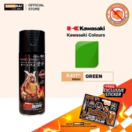 Samurai K417 Green Kawasaki - Aerosol Coating Spray Paint for Automotive Car Motorcycle
