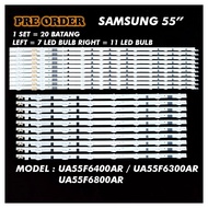 UA55F6400AR / UA55F6300AR / UA55F6800AR SAMSUNG 55" LED TV BACKLIGHT (LAMPU TV) SAMSUNG 55 INCH LED TV