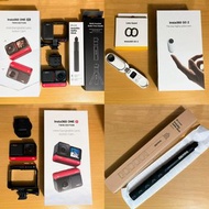 包順豐 Insta360 相機 二手 有盒全齊 Go2 64GB One RS twin edition One R Twin edition 雙鏡頭套裝 insta 360