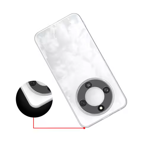 Simple Slim Soft TPU Clear Transparent Phone Case For Honor X9D HonorX9D Cover Fundas Capa Perfect F