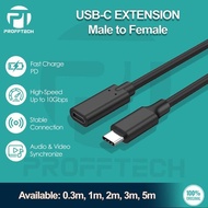USB Type-C 3.1 Male to Female Extension Cable 30cm, 1m, 2M, 3m, 5m / 1 meter 2 meters 3 meters 5 met