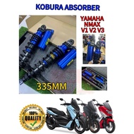 KOBURA ABSORBER NMAX 155 V1/V2/V3 335mm PREMIUM BLUE
