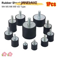 JANELAXE932QW 1Pcs Crash Pad, Male Thread VD Type Rubber Shock Absorber, Durable Anti-vibration M4 M