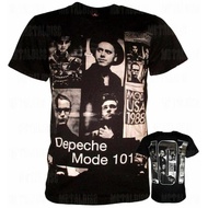 Vintage Style Rockbandshirt Depeche Mode 101 Modern Bootleg Rock Yeah brand Black shirt