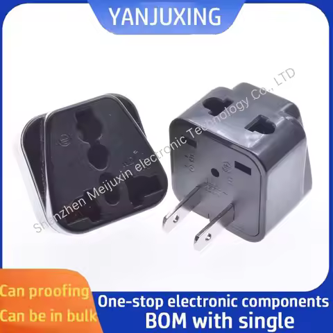 1pcs/lot Transformer Plug American Two Flat-Foot Plug to American Standard Adapter Japan Taiwan Thai