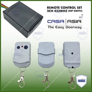 CASA ASIA AUTOGATE REMOTE CONTROL 433MHz ( RECEIVER / REMOTE CONTROL ) GREY / BLACK