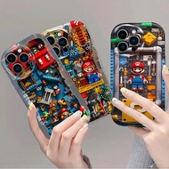 Cartoon Mario Shockproof Phone Case for Samsung S24 ULTRA S24+ A50 A50S A52 A52S A53 A54 A55 A73 5G 