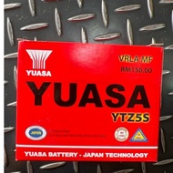 Bateri Battery YUASA YTZ5S for LC new Y15 Y15ZR Yauku FZ150 Lagenda SRL115 EX5 Smash Revo Shogun Axe