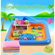 Kinetic Motion Sand Playset with Molds Inflatable with 39 Model Safe Non-toxic and Odorless for Kids